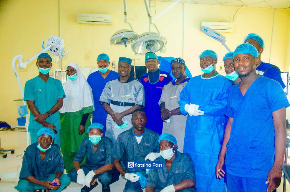 The first successful Heart Surgey to five (5) patients in Katsina State.